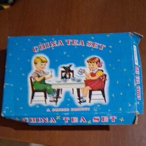 China Tea Set - Blue